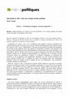 Research paper thumbnail of [2021] « Qui jardine la ville ? Pour une écologie urbaine politique », recension de M. Ernwein, Les Natures de la ville néolibérale, revue Métropolitiques