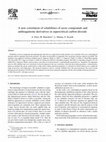 Research paper thumbnail of A new correlation of solubilities of azoic compounds and anthraquinone derivatives in supercritical carbon dioxide