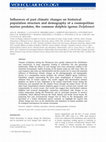 Research paper thumbnail of Influences of past climatic changes on historical population structure and demography of a cosmopolitan marine predator, the common dolphin (genus Delphinus )