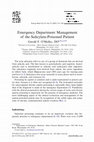 Emergency department management of the salicylate-poisoned patient Cover Page