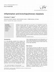 Inflammation and Bronchopulmonary Dysplasia Cover Page