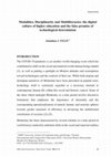 Research paper thumbnail of Modalities, Disciplinarity and Multiliteracies: the digital culture of higher education and the false promise of technological determinism