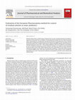 Research paper thumbnail of Evaluation of the European Pharmacopoeia method for control of residual solvents in some antibiotics