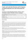 Leader and Leadership Education and Development in Medical Education across the Professional Life-Cycle Cover Page