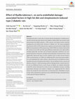 Effect of Ruellia tuberosa L. on aorta endothelial damage‐associated factors in high‐fat diet and streptozotocin‐induced type 2 diabetic rats Cover Page