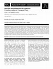 Research paper thumbnail of Detection and Quantification of Engineered Proanthocyanidins in Transgenic Plants