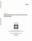 Research paper thumbnail of Bhutan - State owned enterprises and corporate governance (SOE-CG) report