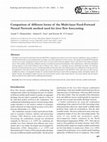 Research paper thumbnail of Comparison of different forms of the multi-layer feed-forward neural netwotk method used for river flow forecasting