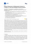 Research paper thumbnail of Distinct Expression of Inflammatory Features in T Helper 17 Cells from Multiple Sclerosis Patients