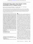 Research paper thumbnail of 18F-branched chain amino acids: structure-activity relationships and PET imaging potential