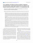 Novel epithelial cell adhesion molecule antibody conjugated polyethyleneimine-capped gold nanoparticles for enhanced and targeted small interfering RNA delivery to retinoblastoma cells Cover Page