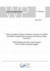 Research paper thumbnail of State-contingent analysis of farmers’ response to weather variability: irrigated dairy farming in the Murray Valley, Australia