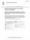 Research paper thumbnail of Membrane-binding peptides for extracellular vesicles on-chip analysis