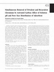 Simultaneous removal of trivalent and hexavalent chromium by activated carbon: Effect of solution pH and pore size distribution of adsorbent Cover Page