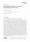 Biodegradation of Nitrogen in a Commercial Recirculating Aquaculture Facility Cover Page