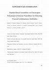 Research paper thumbnail of Peptide-Based Assemblies on Electrospun Polyamide-6/Chitosan Nanofibers for Detecting Visceral Leishmaniasis Antibodies