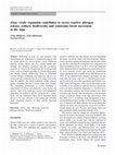 Research paper thumbnail of Alnus viridis expansion contributes to excess reactive nitrogen release, reduces biodiversity and constrains forest succession in the Alps