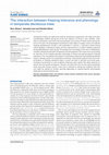 Research paper thumbnail of The interaction between freezing tolerance and phenology in temperate deciduous trees