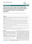 A three-year cohort study of the relationships between coping, job stress and burnout after a counselling intervention for help-seeking physicians Cover Page