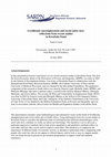 Research paper thumbnail of Livelihoods (un)employment and social safety nets: reflections from recent studies in KwaZulu-Natal