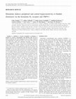 Research paper thumbnail of Histamine induces peripheral and central hypersensitivity to bladder distension via the histamine H1 receptor and TRPV1