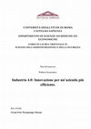 Industria 4.0.: innovazione per un’azienda più efficiente. Cover Page