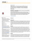 Research paper thumbnail of Alterations in Functional and Structural Connectivity in Pediatric-Onset Multiple Sclerosis