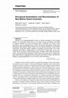 Research paper thumbnail of Perceptual assimilation and discrimination of non-native vowel contrasts