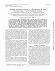 Research paper thumbnail of Isolation and Characterization of aPseudomonassp. That Mineralizes thes-Triazine Herbicide Atrazine