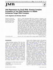 Research paper thumbnail of fhlA repression by OxyS RNA: kissing complex formation at two sites results in a stable antisense-target RNA complex