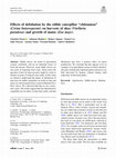 Research paper thumbnail of Effects of defoliation by the edible caterpillar “chitoumou” (Cirina butyrospermi) on harvests of shea (Vitellaria paradoxa) and growth of maize (Zea mays)