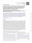 Research paper thumbnail of Insecticidal Activity of Local Plants Essential Oils Against Laboratory and Field Strains of Anopheles gambiae s. l. (Diptera: Culicidae) From Burkina Faso