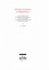 Research paper thumbnail of Appiano e la storiografia seleucide delle origini: osservazioni su App. Syr. LV, 280, «SCO» 55 (2009) [2011], p. 57-68