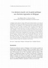 Les derniers écueils vers la parité politique en Belgique: Une analyse des élections régionales de 2004 Cover Page