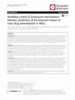 Modelling control of Schistosoma haematobium infection: predictions of the long-term impact of mass drug administration in Africa Cover Page