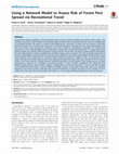 Research paper thumbnail of Using a network model to assess risk of forest pest spread via recreational travel