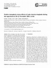 Positive ionospheric storm effects at Latin America longitude during the superstorm of 20–22 November 2003: revisit Cover Page