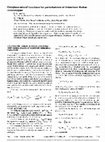 Research paper thumbnail of Complete sets of functions for perturbations of RobertsonWalker cosmologies and spin 1 equations in RobertsonWalker-type space-times