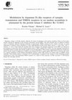 Modulation by dopamine D1-like receptors of synaptic transmission and NMDA receptors in rat nucleus accumbens is attenuated by the protein kinase C inhibitor Ro 32-0432 Cover Page