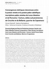 Research paper thumbnail of Convergences métriques méconnues entre la poésie vénète et la poésie paléo-sabellique: inscriptions paléo-vénètes de Lozzo Atestino et de Pernumia / Cartura, stèles sud-picéniennes de Crecchio et de Bellante, guerrier de Capestrano