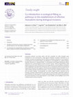 Co-introduction vs ecological fitting as pathways to the establishment of effective mutualisms during biological invasions Cover Page