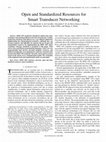 Research paper thumbnail of Open and Standardized Resources for Smart Transducer Networking