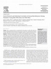 Research paper thumbnail of Social Network and Individual Correlates of Sexual Risk Behavior Among Homeless Young Men Who Have Sex With Men