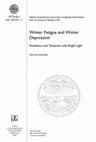 Winter Fatigue and Winter Depression Prevalence and Treatment with Bright Light Cover Page