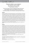 Diagnostic methods to assess inspiratory and expiratory muscle strength Cover Page