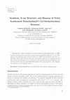 Research paper thumbnail of Synthesis, X-Ray Structure, and Bioassay of Newly Synthesized Trimethyltin (IV) 2, 3-Methylenedioxy Benzoate