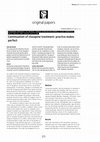 Research paper thumbnail of Continuation of Clozapine Treatment: Practice Makes Perfect