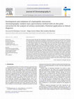 Development and validation of a hydrophilic interaction chromatography–tandem mass spectrometry method with on-line polar extraction for the analysis of urinary nucleosides. Potential application in clinical diagnosis Cover Page