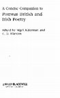 A Concise Companion to Postwar British and Irish Poetry Cover Page