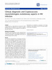 Research paper thumbnail of Clinical, diagnostic and Cryptococcosis neurom�ning�es evolutionary aspects in HIV infection